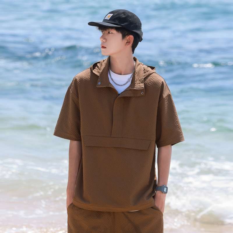 パーカー 海辺のリラックスフーディ