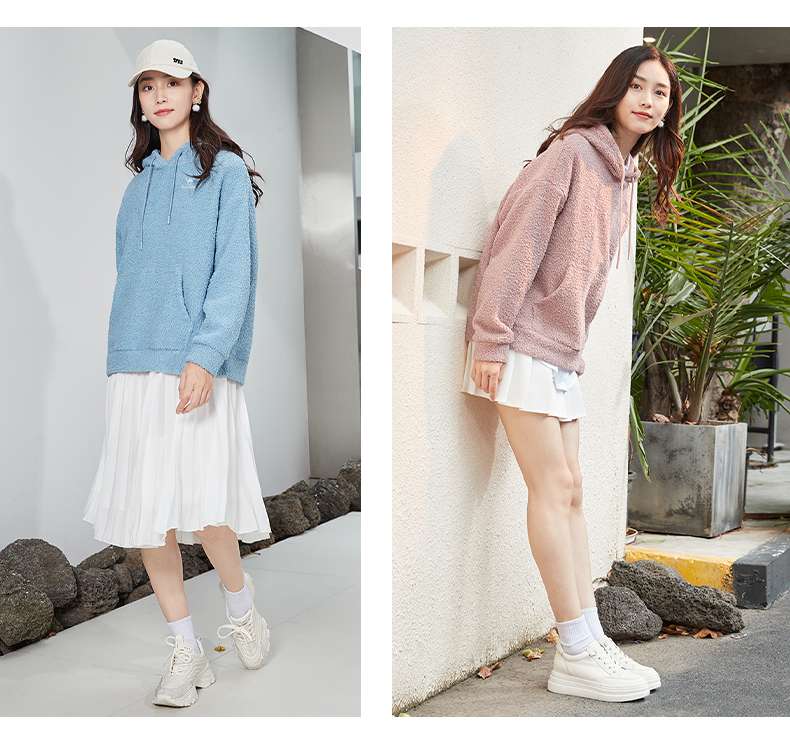 ふわもこ冬パーカー