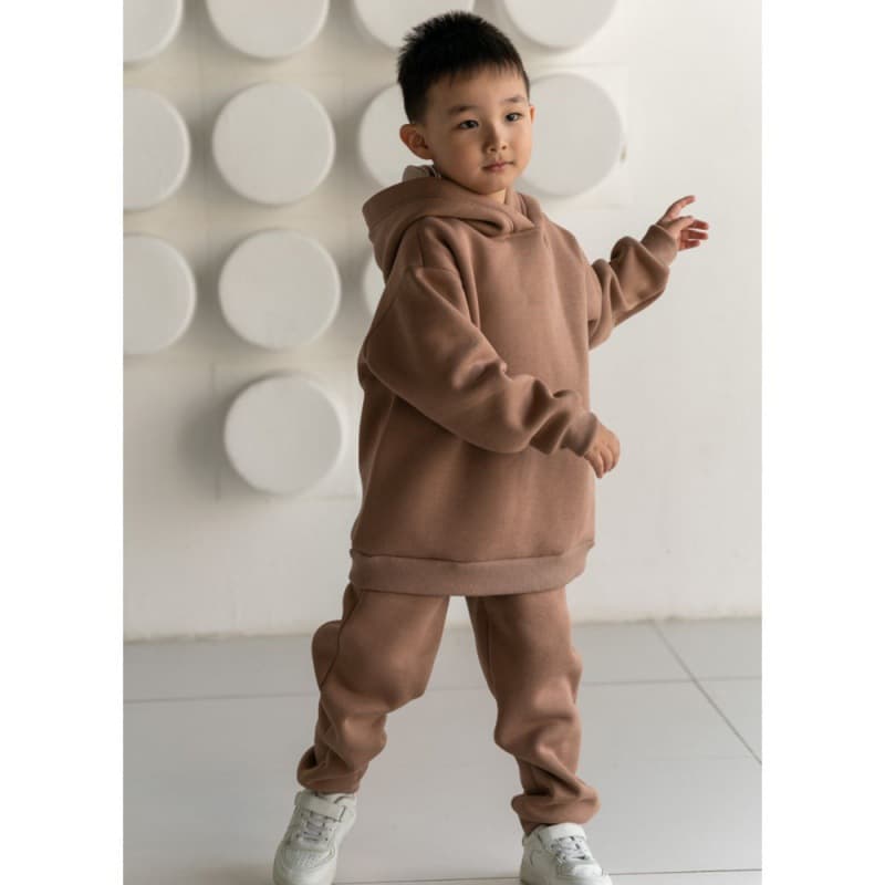 パーカー 子ども用ゆったりスウェット上下セット