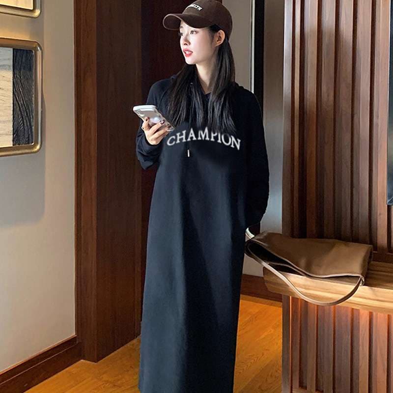 パーカー チャンピオンロングワンピース
