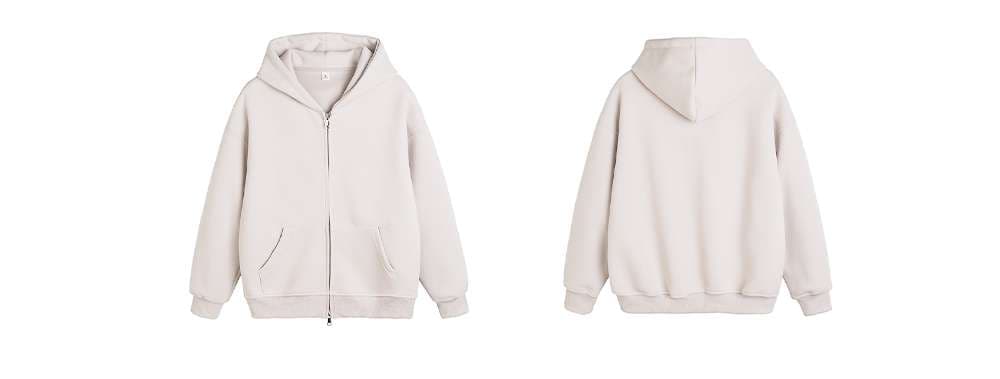 シンプルデザイン オーバーサイズパーカー