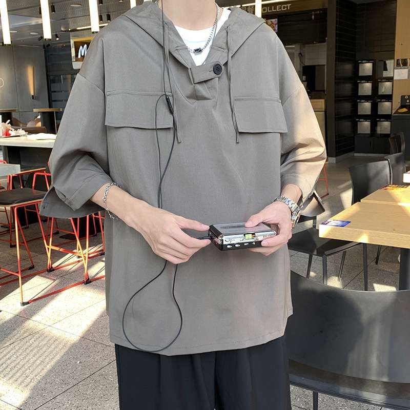 パーカー オーバーサイズ軽量フーディー