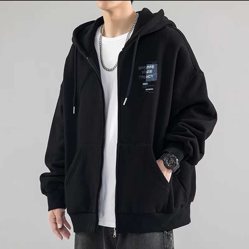  ストリートテイスト オーバーサイズ ジップパーカー