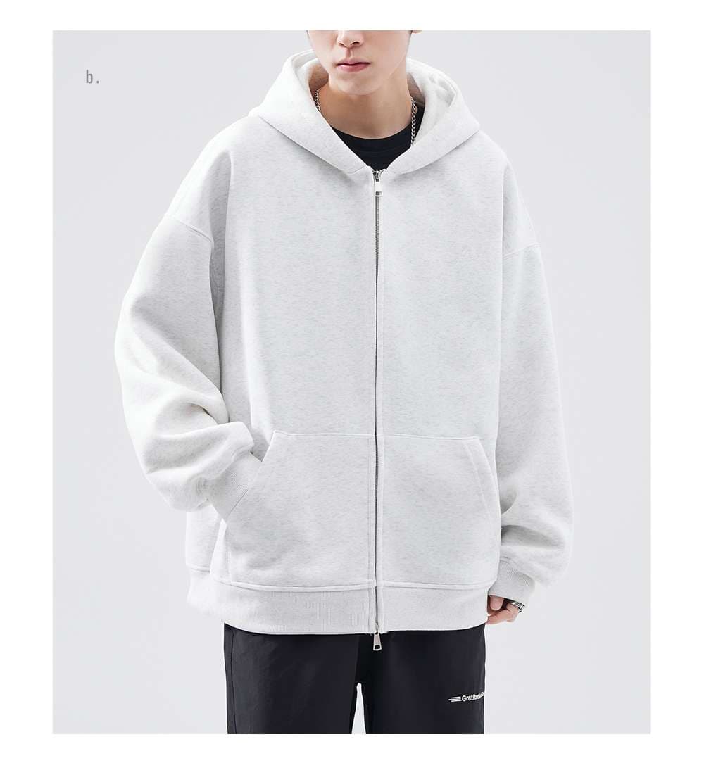 シンプルデザイン オーバーサイズパーカー