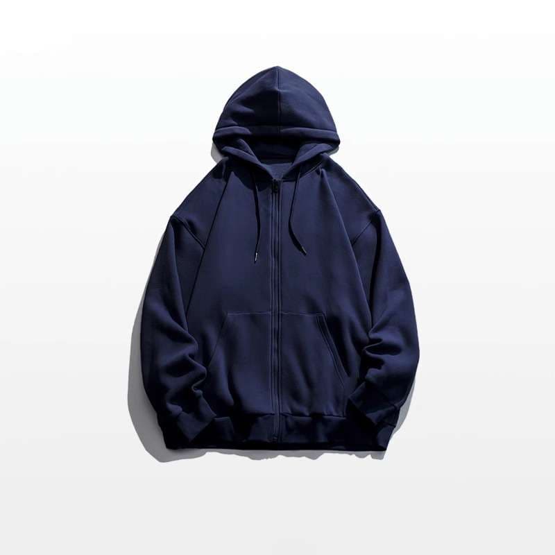 シンプルスタイリッシュジップパーカー